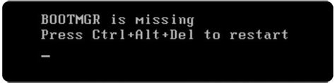 BOOTMGR is missing: что делать на Windows 7, 10, 8, 8.1