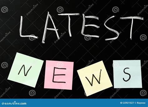 ultime notizie immagine stock immagine  segno concetto