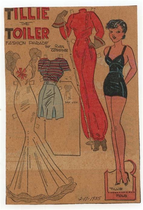 Tillie the Toiler | Gabi's Paper Dolls