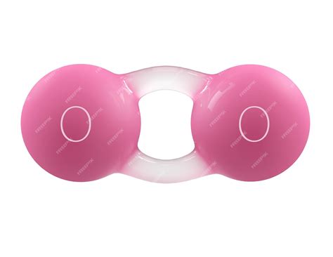 premium photo  illustration  oxygen molecule model  white