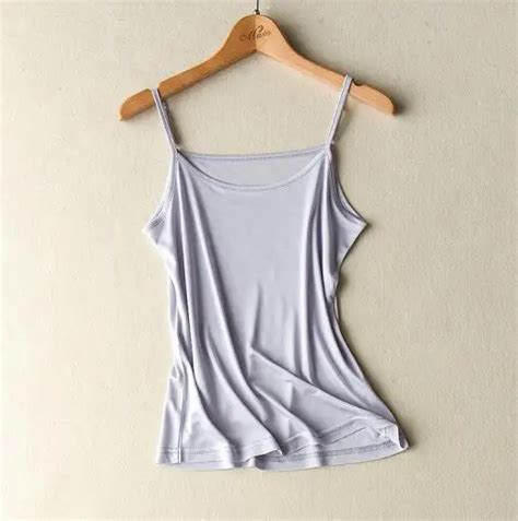 soft Nature Silk Women Simple Thin Camisoles 5 Colors Backless Casual O ...