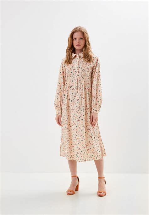 Платье United Colors of Benetton, цвет: бежевый, RTLACP099601 — купить ...