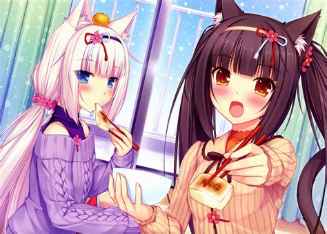 Chocolat (Neko Para), Anime Girls, Neko Works, Animal Ears, Nekomimi ...