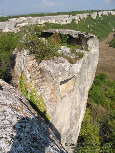 Визначні пам'ятки Криму, серпень-вересень 2007 року. Ескі-Кермен ...