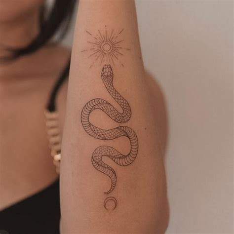 Temporary tattoo spiritual snake - Tattoo Tijdelijk