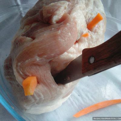 Запечённое мясо «Праздничное» с морковью и шампиньонами – Свежие ...