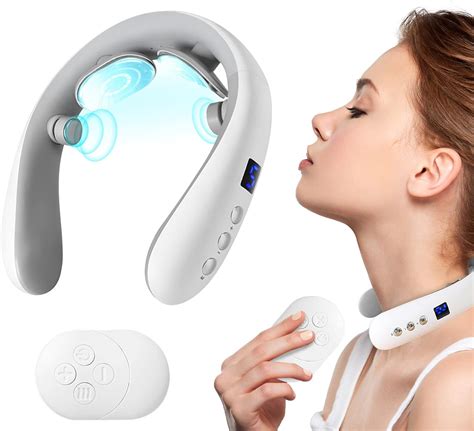 Amazon.com: Neck Massager with Heat, Portable Electric Neck Massager ...