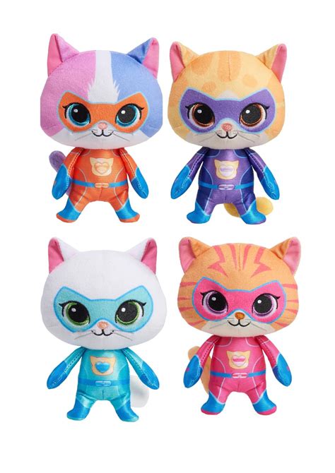 Disney Junior SuperKitties 7 inch Plushie Dolls - Complete Collector's