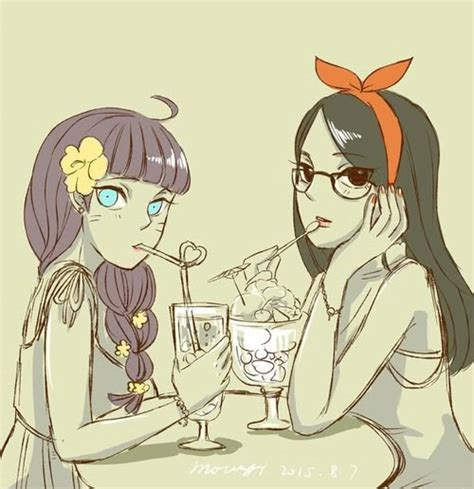 Himawari and Sarada #Naruto | Anime | Pinterest | I am, So cute and I love
