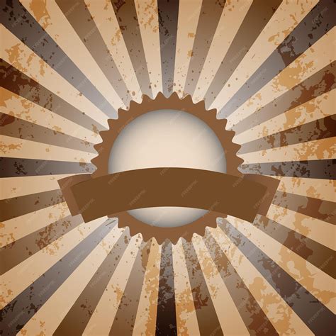 premium vector vintage sunburst background