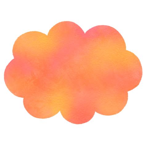 水彩吹き出しのイラスト | 色音色のフリー素材