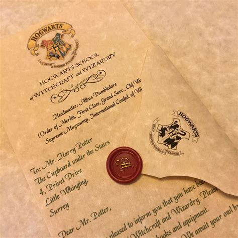 Harry Potter Printable Letter