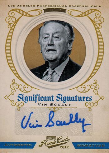 Vin Scully Baseball Card Overview and Checklist