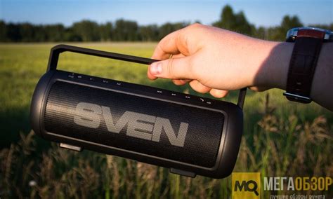 Обзор SVEN PS-250BL. Портативная колонка с ручкой, FM и MP3 - MegaObzor