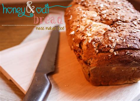 anyonita nibbles gluten  recipes homemade honey oat bread
