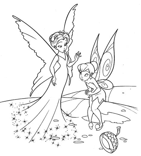 Desenhos Para Pintar: Desenhos Sininho para Colorir Sininho Pintar