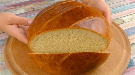 Хлеб без замеса теста, который долго не черствеет. Вкус как из печи ...