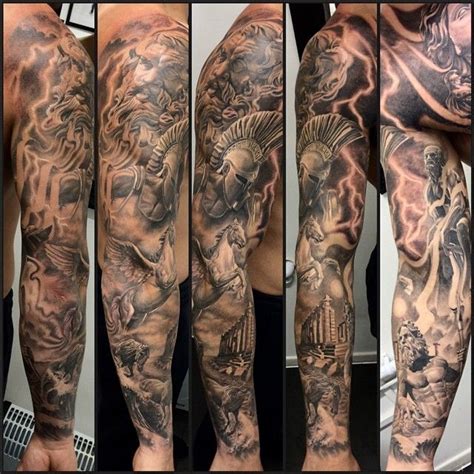 paul boxall  instagram finished  greek god sleeve today