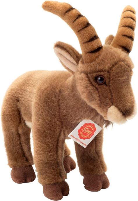 Teddy Hermann® Kuscheltier Steinbock 26 cm, Aus besonders weichem ...