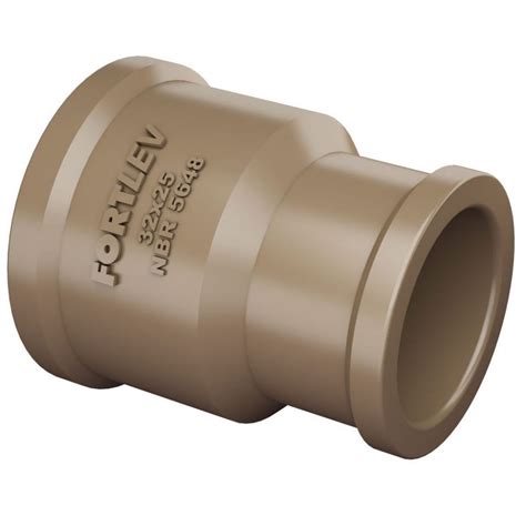 Luva De Redução De 25 Para 20 - Luva de Redução Soldável Fortlev 25 x 20mm