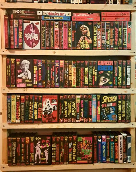 Something Weird Video collection : r/VHS