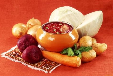Борщ - рідка страва, що вариться з посічених буряків, капусти з ...