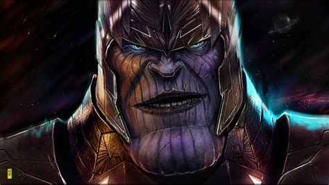 Thanos 4K Digital Artwork Wallpaper,HD Superheroes Wallpapers,4k ...