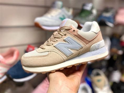 Кроссовки New Balance 574 розовые с голубым Мечта в СПб