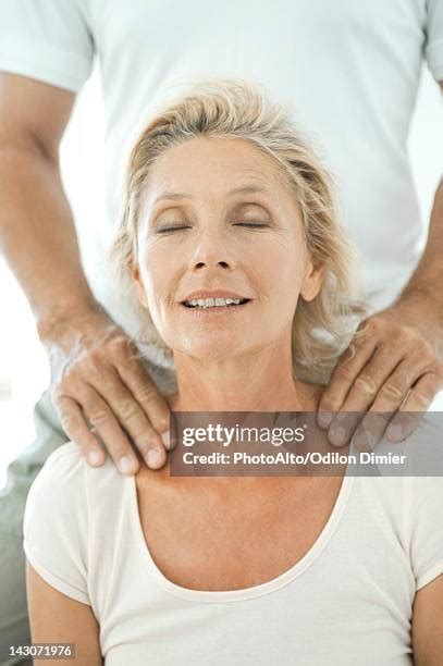 massage mature woman   premium high res pictures getty images