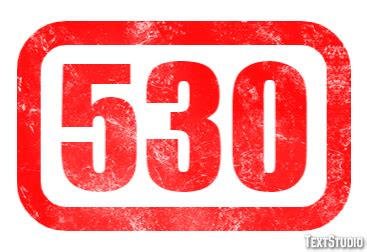 530 Text Effect and Logo Design Number