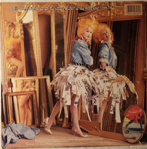 Cyndi Lauper - True Colors. Album (back) | Cyndi lauper, Album covers ...