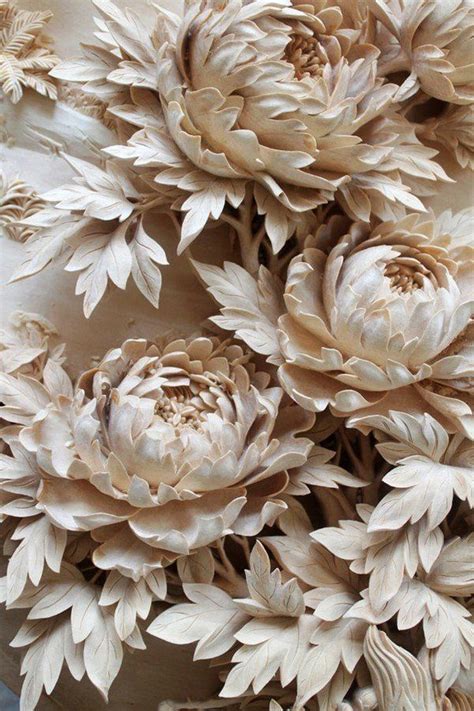 Резьба по дереву китайских мастеров | Flor de paper, Esculturas de ...