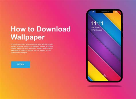 abstract modern mobile phone screen wallpaper design  vector
