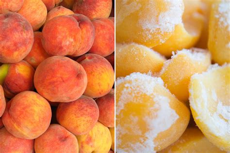 fresh  frozen peaches     type