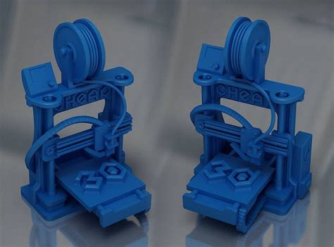 3d модель Миниатюрная копия 3д принтера для 3d принтера - скачать ...