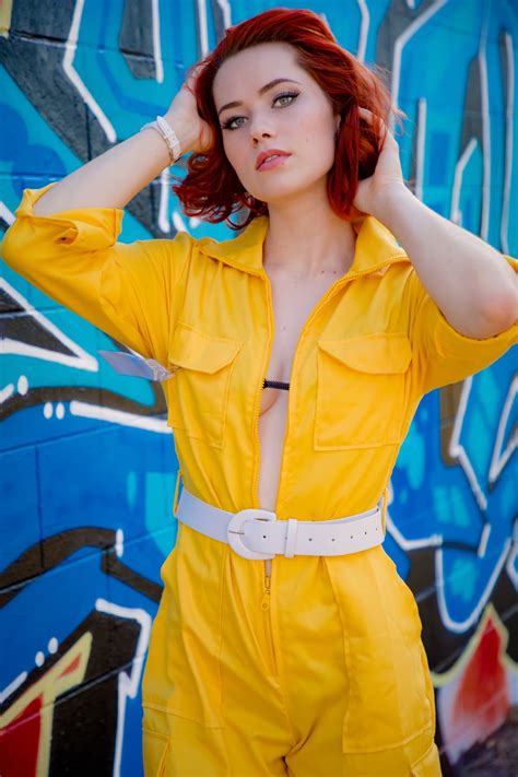 Nichameleon - April O'Neil (TMNT) Lingerie - 37 naked cosplay photos