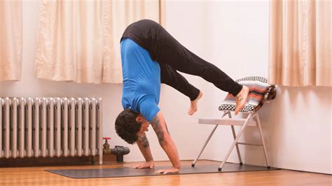 chair  progress   handstand press