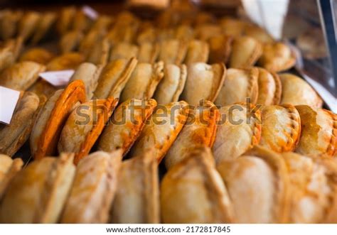 Freshly Baked Empanadas Different Fillings Stock Photo 2172817845 ...