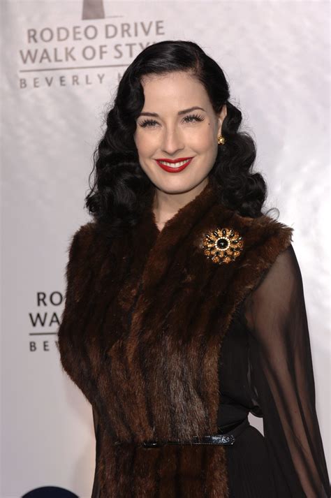 DITA VON TEESE at the Rodeo Drive Walk of Style Award