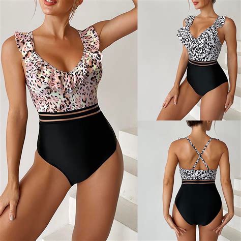 Jacenvly One Piece Swimsuits for Women Modest New Style Sleeveless