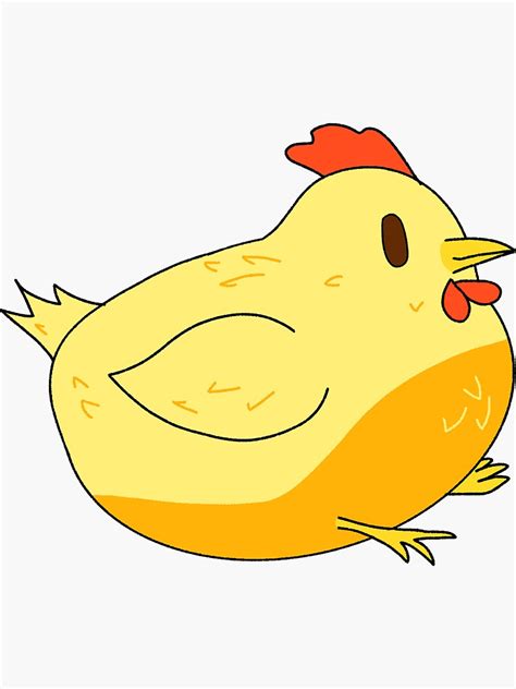 "Stardew Valley Golden Chicken" Sticker for Sale by CottageGremlinn ...