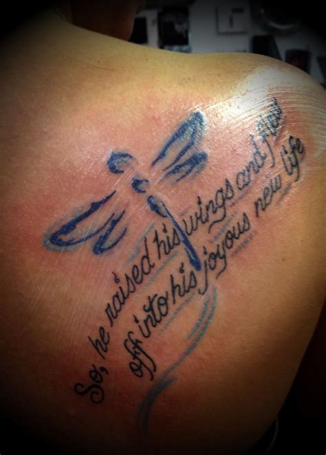 Pin on Memorial Tattoos | Dragonfly tattoo, Dad tattoos, Mom tattoo designs