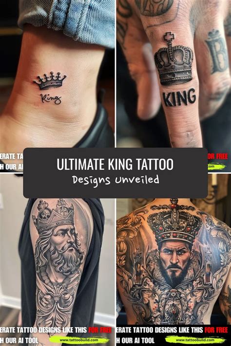 ultimate king tattoo designs unveiled