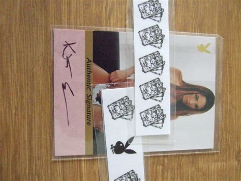 Playboy Playboy's Lingerie 100th Issue Authentic Autograph Card Kitana