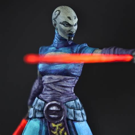 Asajj Ventress from the Shatterpoint starter set. : r/minipainting