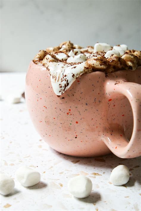 Intensely Rich Hot Chocolate Coffee in 5 minutes - The Toasted Pine Nut