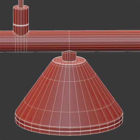 Pendant Lamp Genre Long Lampatron - 3D Model for VRay, Corona