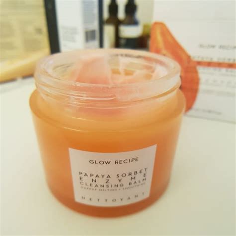 Glow recipe Papaya sorbet cleansing balm - Happy Skin Days