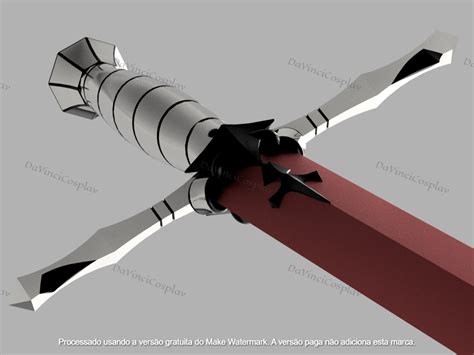 🗡️ Alucard Sword - Castlevania・ STL File for ・Cults