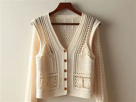 Colete De Crochê Feminino - Receita de Colete de Crochê Feminino Fácil
